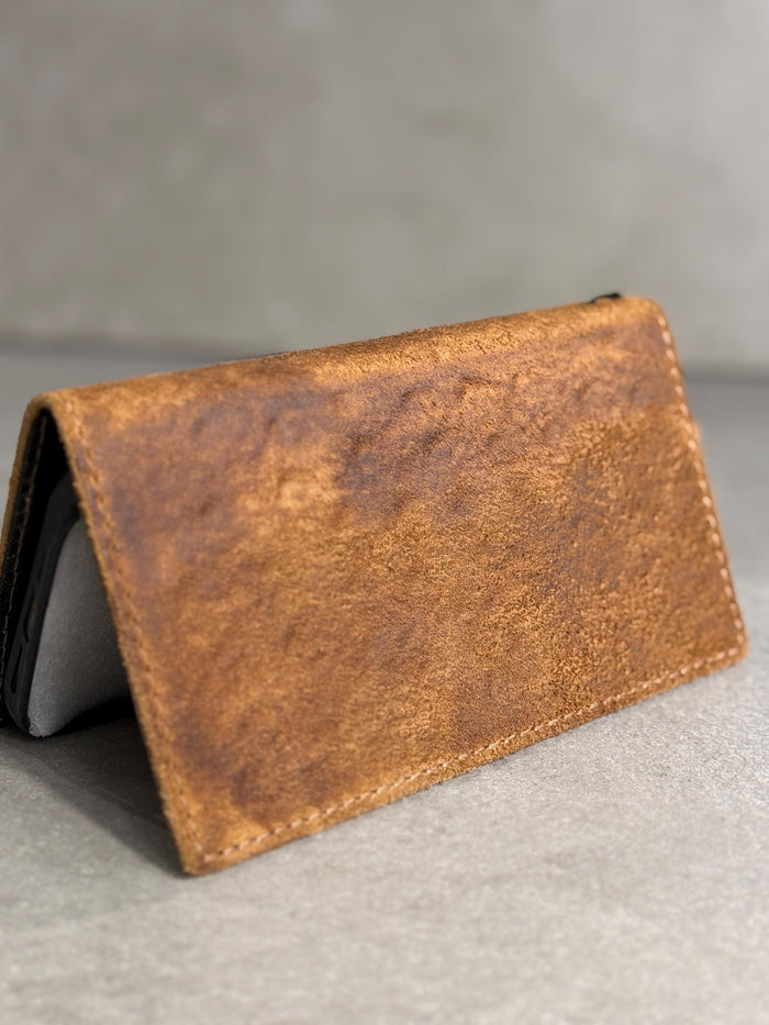 Genuine Leather fo OnePlus Open Case Wallet Handmade Wireless Luxury