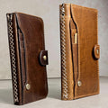 Genuine Leather fo OnePlus Open Case Wallet Handmade Wireless Luxury