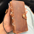 Genuine Leather fo OnePlus Open Case Wallet Handmade Wireless Luxury