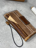 Genuine Leather fo OnePlus Open Case Wallet Handmade Wireless Luxury