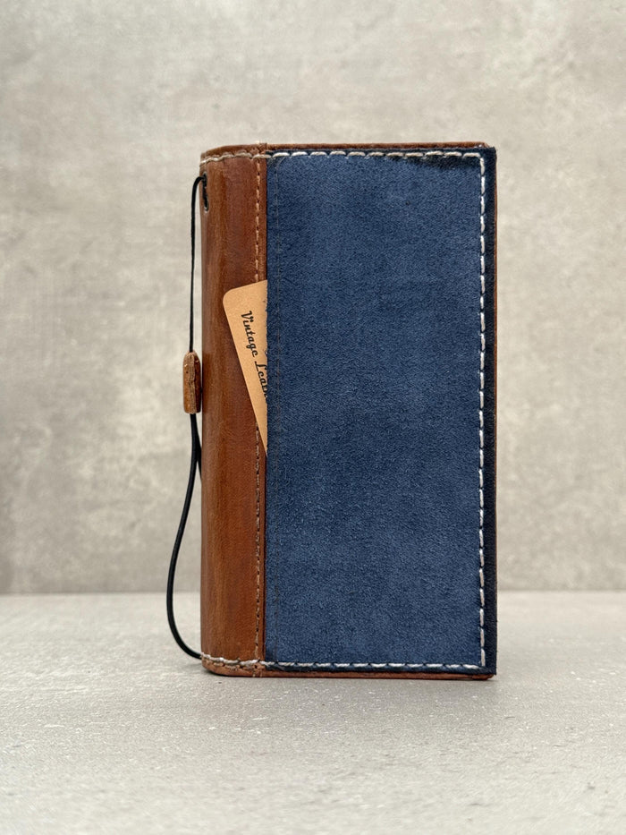 Genuine Leather fo OnePlus Open Case Wallet Handmade Wireless Luxury