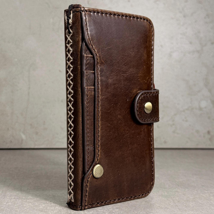 Genuine Leather fo OnePlus Open Case Wallet Handmade Wireless Luxury