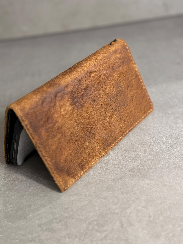 Genuine Leather fo OnePlus Open Case Wallet Handmade Wireless Luxury