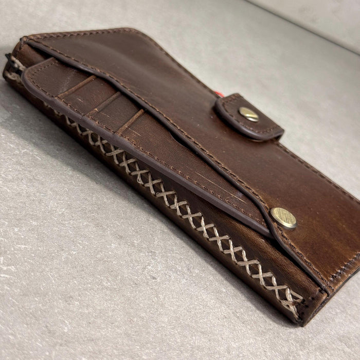 Genuine Leather fo OnePlus Open Case Wallet Handmade Wireless Luxury