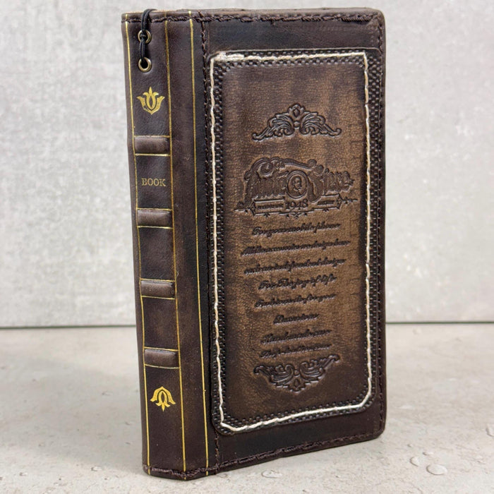 Genuine Leather fo OnePlus Open cover Wallet Handmade Wireless Luxury Hand sewing