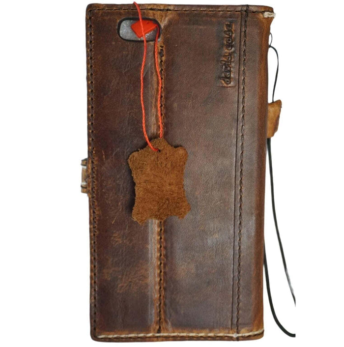 Genuine Leather fo OnePlus Open cover Wallet Handmade Wireless Luxury Hand sewing