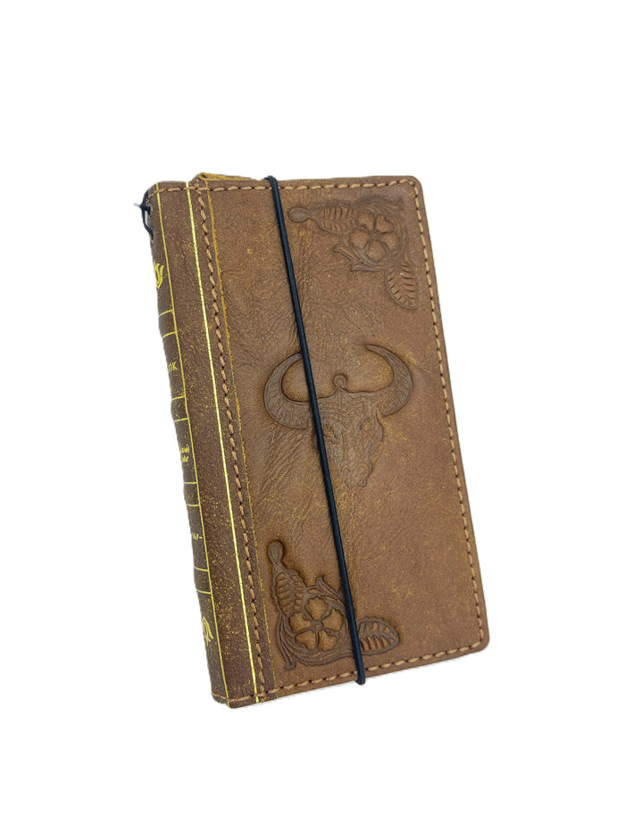 Genuine Leather fo OnePlus Oppo Find N3 Case Wallet Handmade Wireless Luxury oiled Art