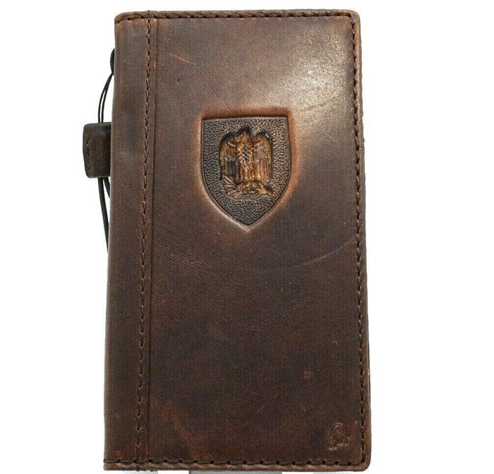 Genuine Leather Galaxy Phone Case: Art Wallet Book Cover