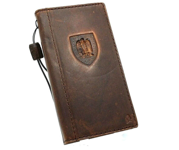 Genuine Leather Galaxy Phone Case: Art Wallet Book Cover