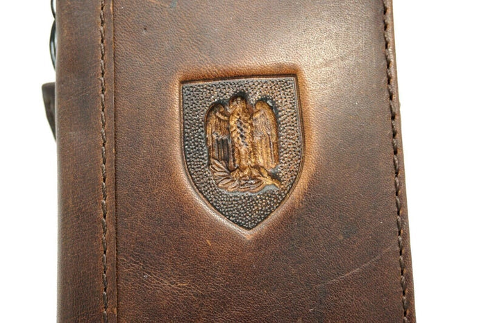 Genuine Leather Galaxy Phone Case: Art Wallet Book Cover