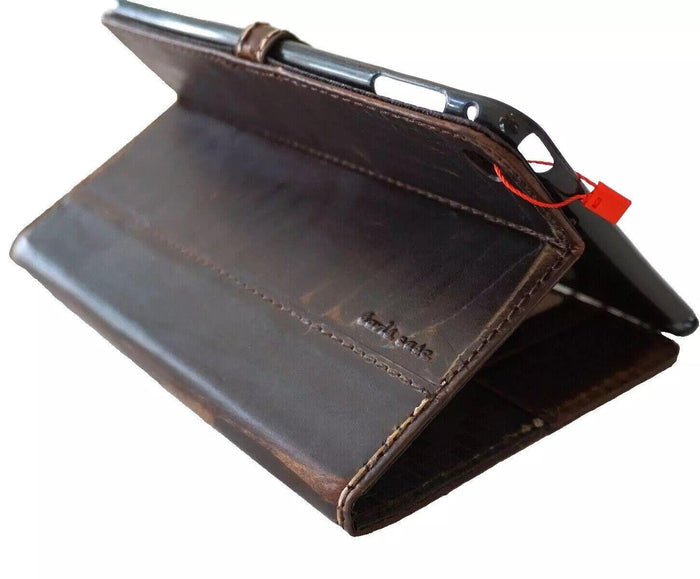 Genuine Leather iPad Pro/Air Case: Magnetic, Credit Card Slots