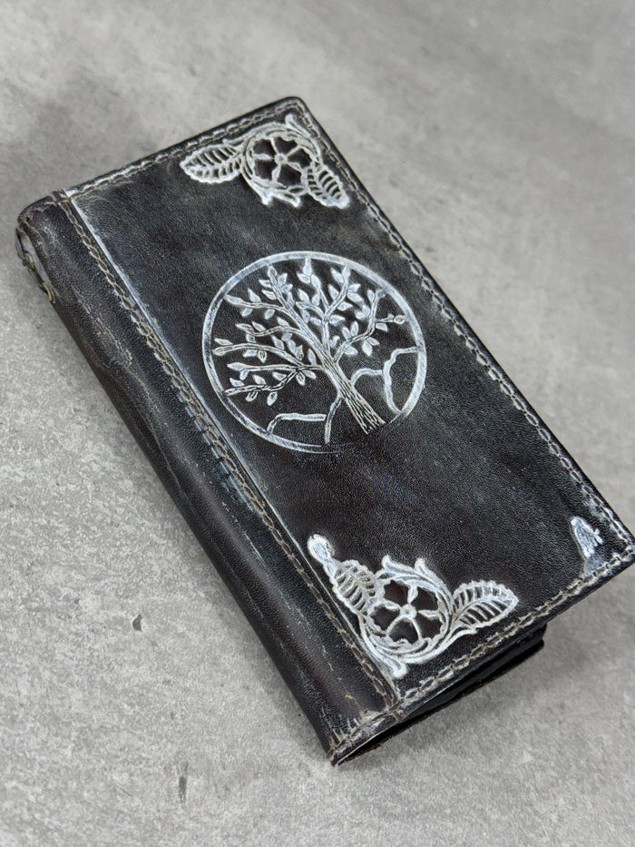 Genuine Leather iPhone Wallet Case: Credit Card Slots