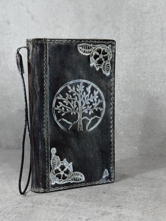 Genuine Leather iPhone Wallet Case: Credit Card Slots