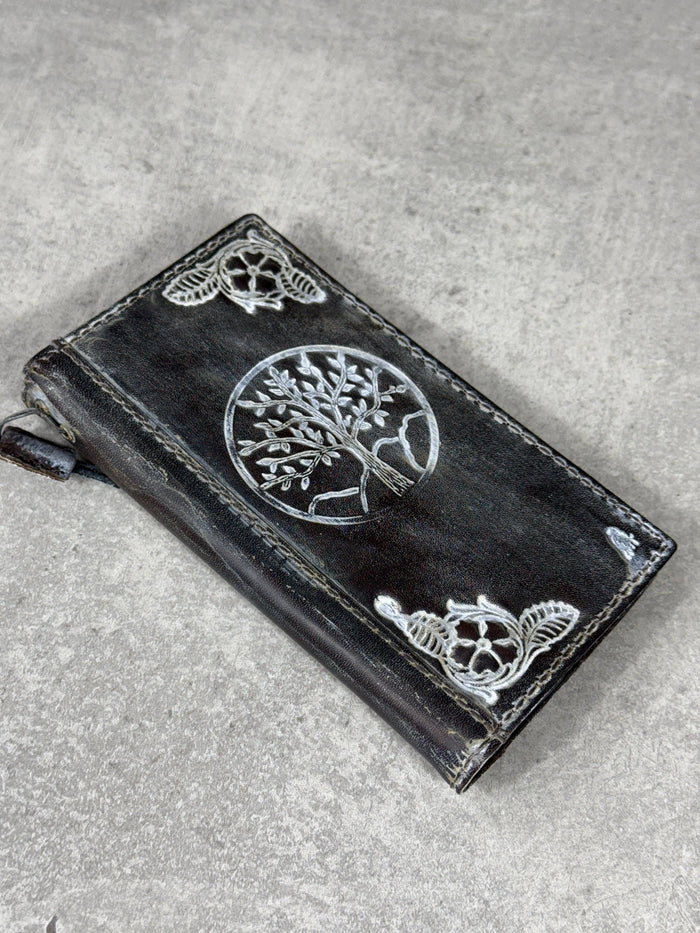 Genuine Leather iPhone Wallet Case: Credit Card Slots