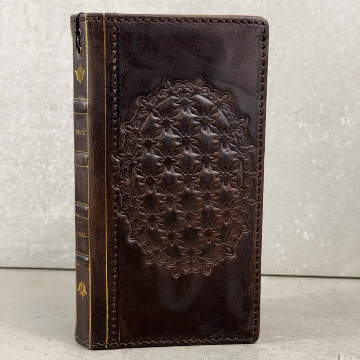 Genuine Leather Wallet Case for Google Pixel: Vintage Book Art Cover
