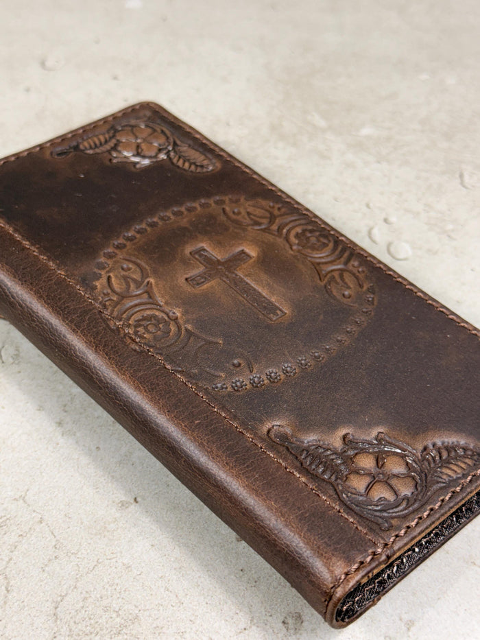 Genuine Leather Wallet Case for Google Pixel: Vintage Book Art Cover