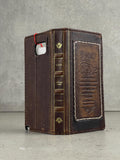 Genuine Leather Wallet Case for Google Pixel: Vintage Book Design
