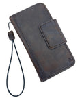 Genuine Leather Wallet Case for Google Pixel: Vintage Polish Design
