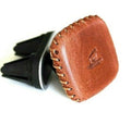 Genuine Natural Leather Magnetic Phone Car Mount Handmade Strong Car Davis Tan davidov art