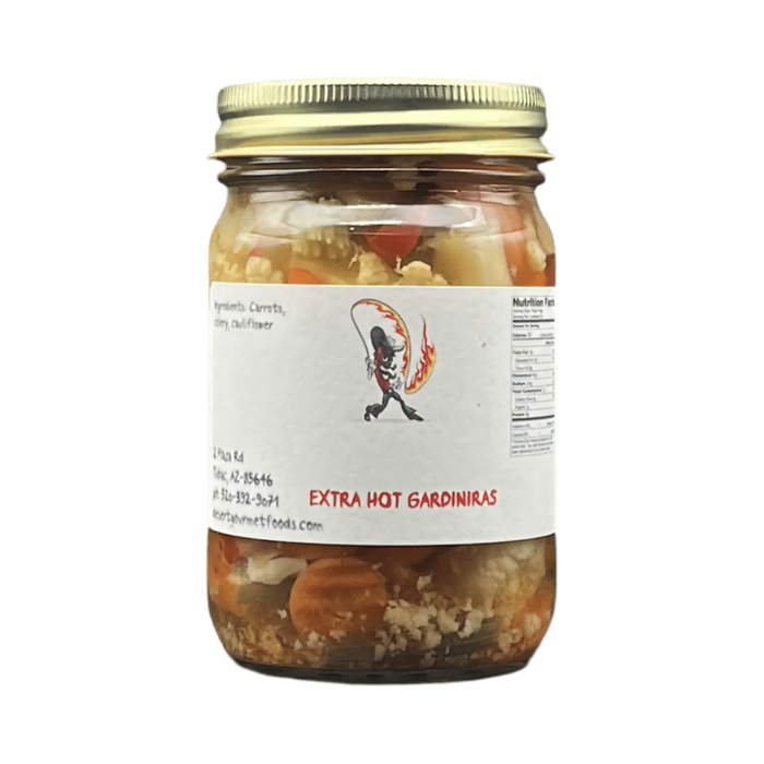 Extra Hot Gardinaras 12oz. - Tubac Gourmet Foods