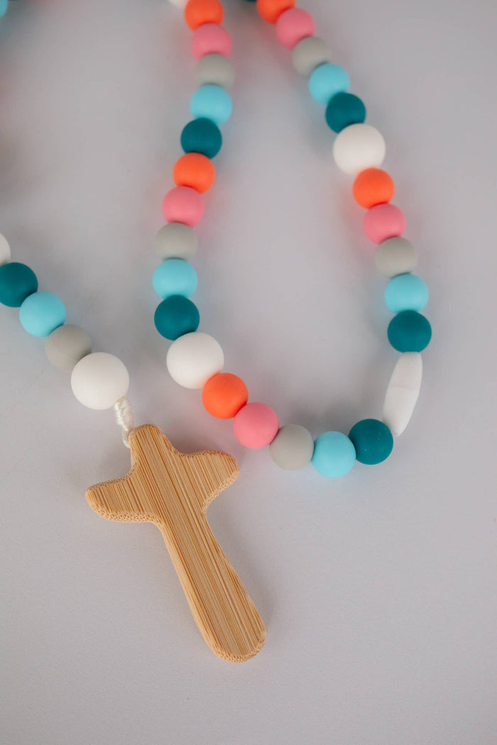 Girl Noah's Ark Baby Rosary