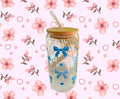 Glass Cup - Bow options