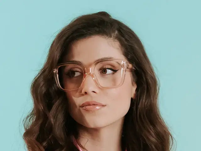 Goodlookers Reading Glasses - Diedre Transparent Pink