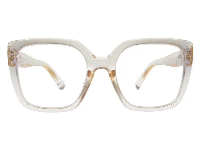 Goodlookers Reading Glasses - Diedre Transparent Pink