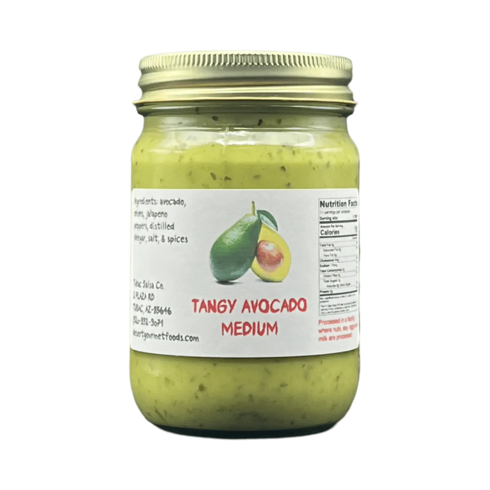 Gourmet Salsa Tangy Avocado (Medium). - Tubac Gourmet Foods