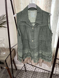 Gracie Broderie Anglaise Shirt Vest
