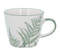 Green Fern Stoneware Mug