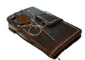 Hand Sewn Genuine Leather iPhone Wallet Case with Card Slots