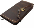 Hand Sewn Leather iPhone Wallet Case with Card Slots