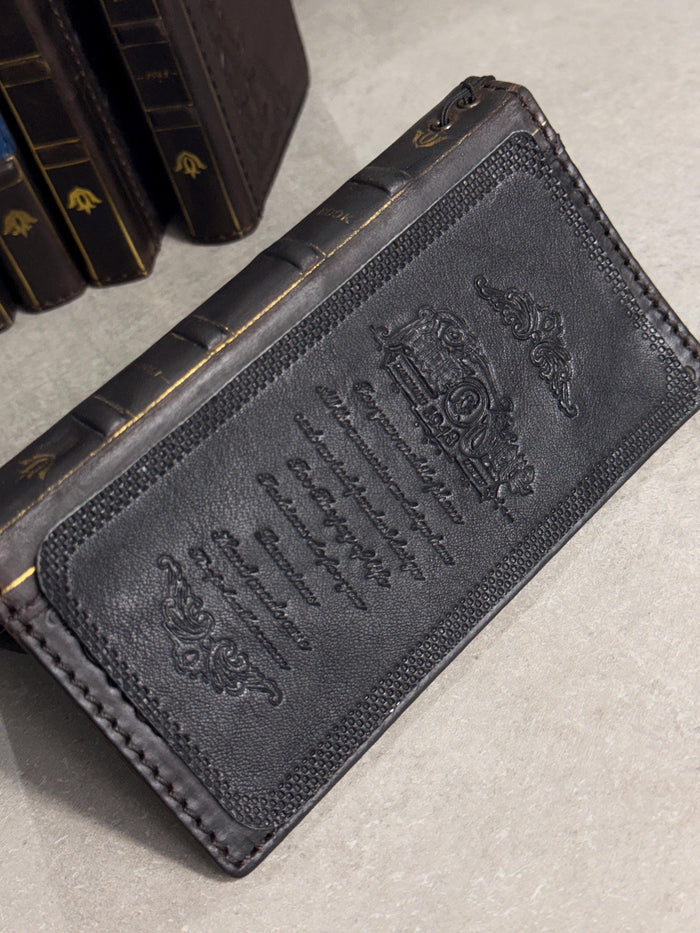 Handmade Black Leather Book Wallet Case for Samsung Galaxy S Series (Ultra FE)