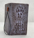 Handmade Genuine Leather iPhone Wallet Case: Removable Card Slots