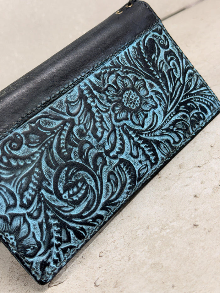 Handmade Genuine Leather iPhone Wallet Case: Removable Card Slots