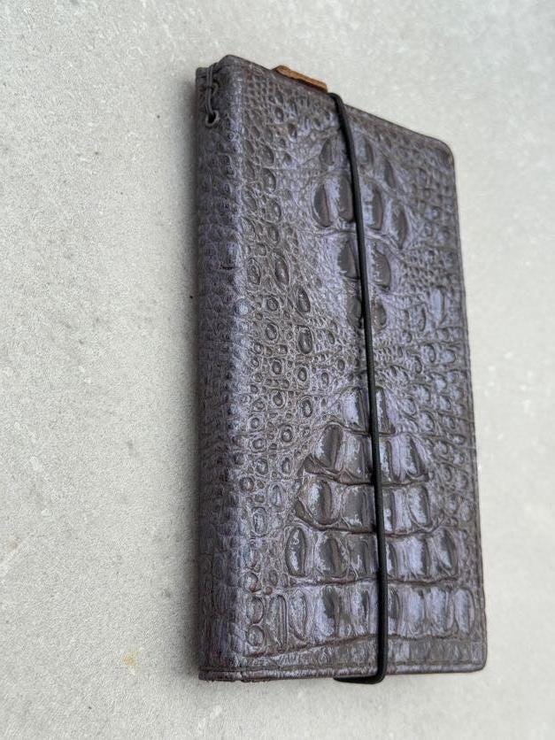 Handmade Genuine Leather iPhone Wallet Case: Removable Card Slots