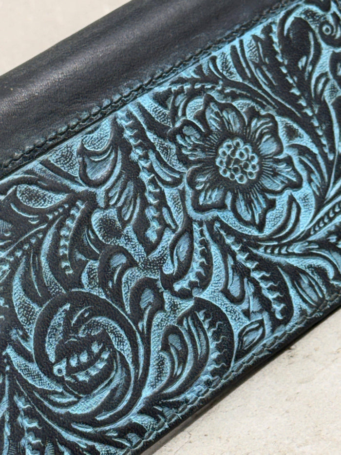 Handmade Genuine Leather iPhone Wallet Case: Removable Card Slots