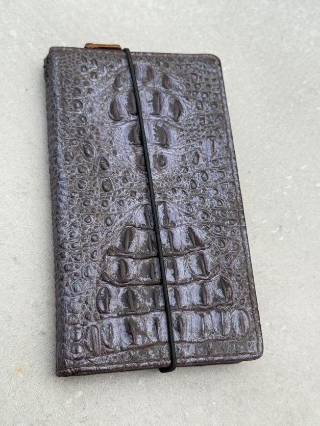 Handmade Genuine Leather iPhone Wallet Case: Removable Card Slots