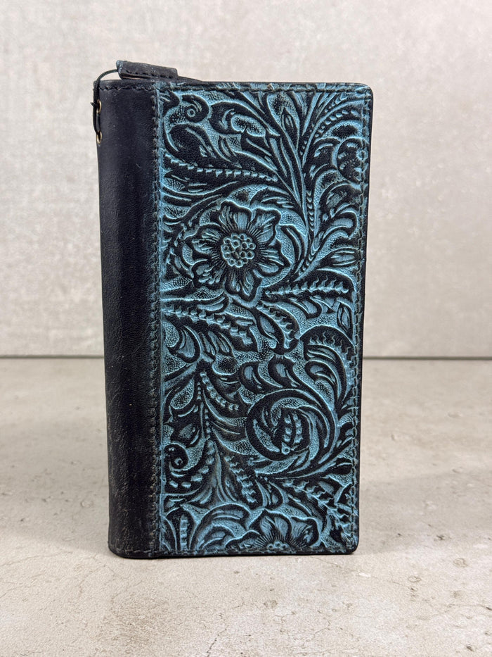 Handmade Genuine Leather iPhone Wallet Case: Removable Card Slots