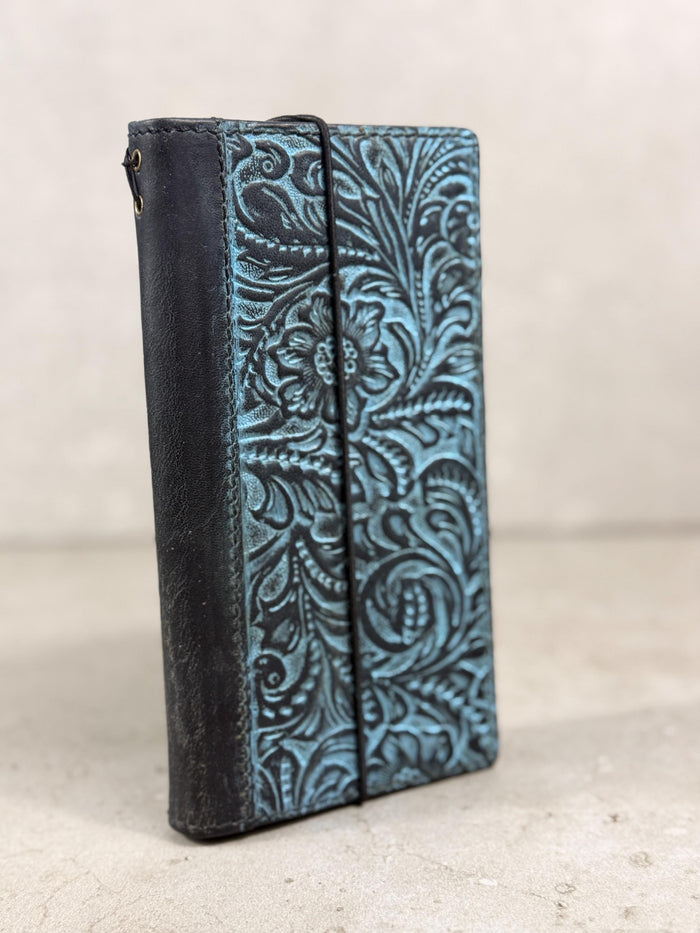 Handmade Genuine Leather iPhone Wallet Case: Removable Card Slots
