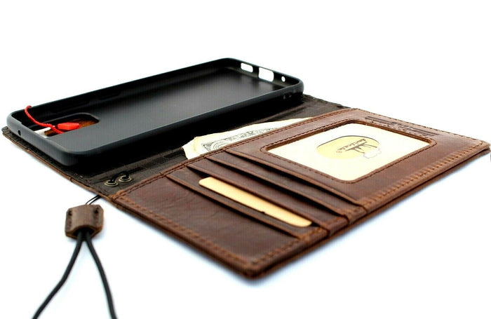 Handmade Genuine Leather Wallet Case for OnePlus