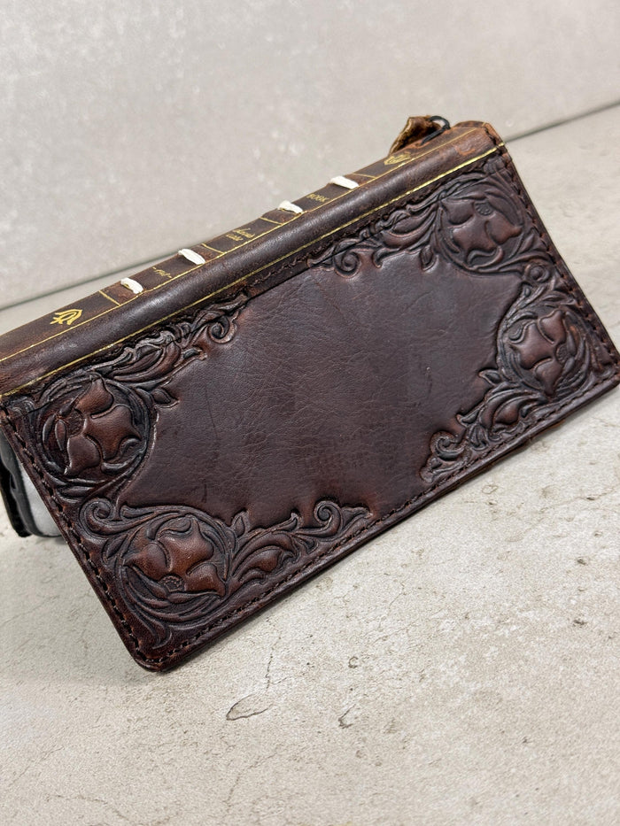 Handmade Leather Book Wallet Case for Galaxy Z Fold
