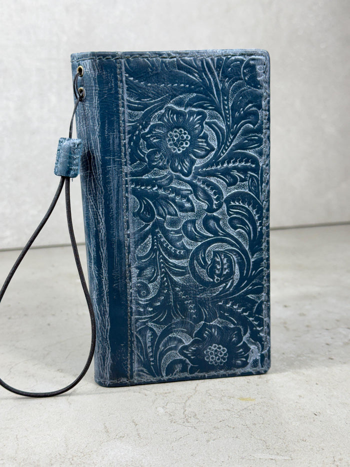 Handmade Leather Book Wallet Case for Galaxy Z Fold