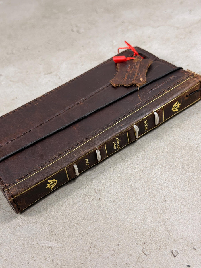 Handmade Leather Book Wallet Case for Galaxy Z Fold