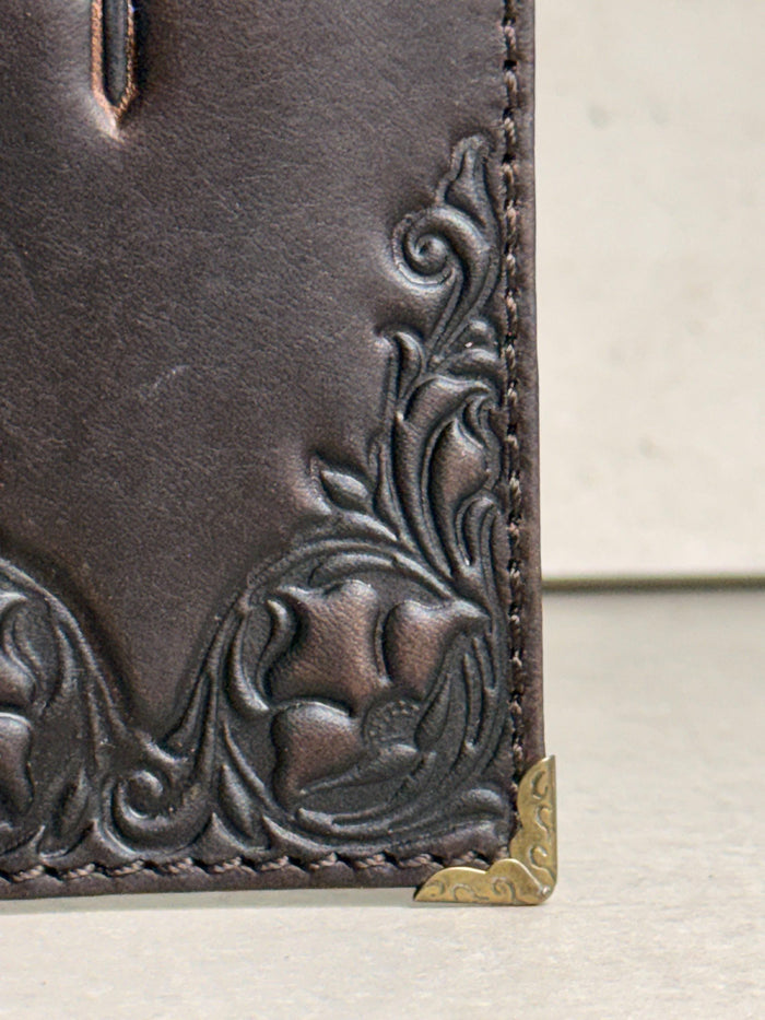 Handmade Leather Book Wallet Case for Galaxy Z Fold