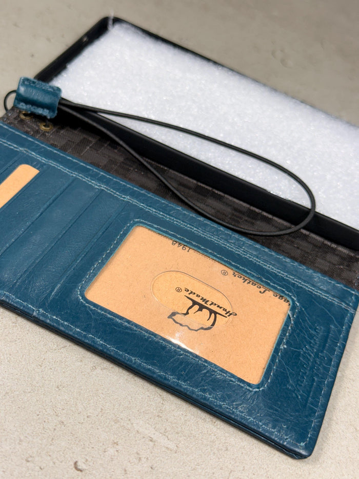 Handmade Leather Book Wallet Case for Galaxy Z Fold