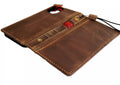 Handmade Leather Book Wallet Case for Google Pixel