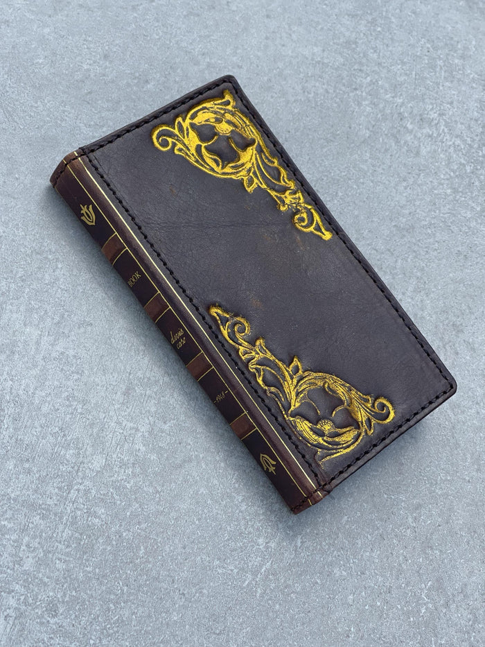Handmade Leather Book Wallet Case for OnePlus Oppo Find N3