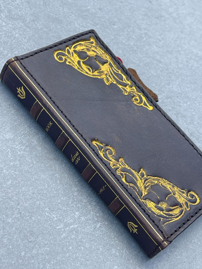 Handmade Leather Book Wallet Case for OnePlus Oppo Find N3